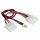 Gembird Przejściówka Molex - Molex +3pin (wentylator) - 64466 - zdjęcie